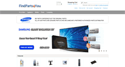 Desktop Screenshot of findparts4you.com